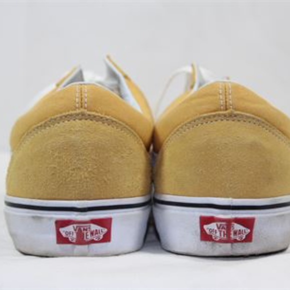 Yellow Suede Old Skool Vans Size 13 - Picture 7 of 10